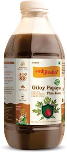 Holyindia Giloy Papaya Plus Juice, The Natural Immunity & Platelet Booster