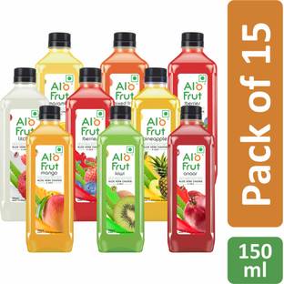 ALOFRUT Aloevera Chunks & Juice 150ml | Ready to Serve Fruit Drink