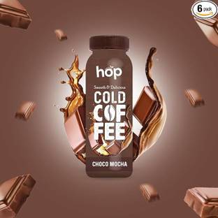 Hop Cold Brew Coffee - Cold Coffee Beverage,200 ml (choco mocha Coffee, Pack of 24)