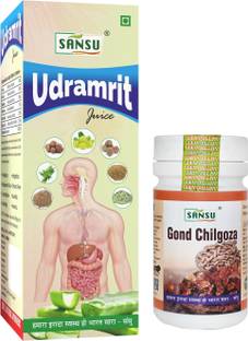 SANSU HEALTH CARE Udaramrit Ras 500ml with Gond chilgoza 100g