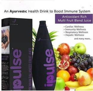 INDUS VIVA I Pulse Ayurvedic Health Booster Fruits & Acai Berry Juicee - 1 Litre