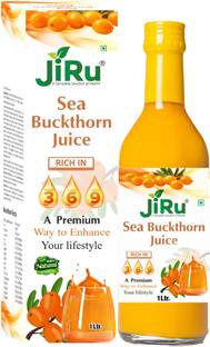 JiRu Sea Buckthorn Juice 1L | Himalayan Berries |Rich Omega 3,6,9,7 | Vitamin C Rich