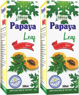 Sansu Papaya Juice, Papaya Leaf Juice Helps to Increase Platelets Counts,