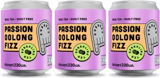 PUSHERS Passion Oolong Fizz Crisp and Refreshing Passion Fruit Oolong Sparkling Drink