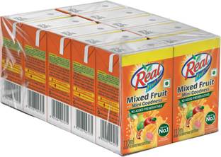 Real Fruit Power Mixed Juice- Pack of 10 | Goodness of Fruit | No Added Preservatives