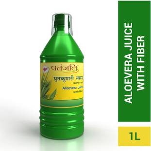 पतंजलि एलो वेरा ज़्यूस विथ फाइबर, इम्यूनिटी बूस्टर, नेचुरल ज़्यूस