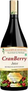 Bageshwar Ayurveda Cranberry Juice | Immunity-Boosting | Lower Cholesterol | For UTI