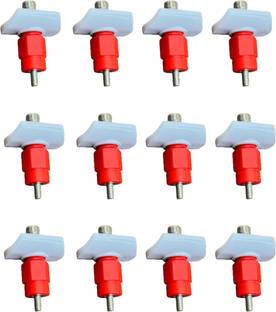GKI POULTRY 90 degree Nipple Drinker with Square saddle (pack of 12) Drip Irrigation Kit