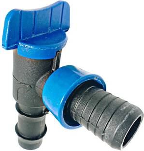 nextgenagro 16mm Pepsi Elbow Tap Drip Pipe Connector 5 Pcs Flat Inline irrigation kits Drip Irrigation Kit