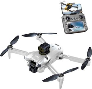 PAPASpace DJW M4 Ultra 4K Foldable Drone with Display Remote & Brushless Motor Drone