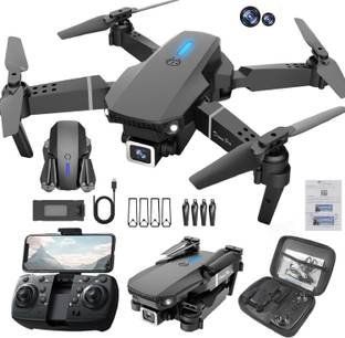 Latestflexi 4k dual camera mini drone E88 Pro Foldable Drone One Key Take Off-PACK OF-1 Drone