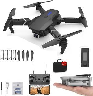Latestflexi 4k dual camera mini drone E88 Pro Foldable WiFi with Position Long Battery Drone