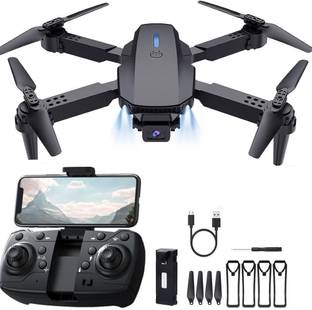 FLORASTICK 4k dual camera mini drone E88 Pro Foldable WiFi with Smart Gestures- Drone