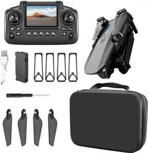 Super Toy Foldable Drone with HD Screen Cameras Obstacle Avoidance Rechargeable Battery Drone
