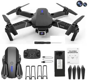 FLORASTICK 4k dual camera mini drone E88 Pro Foldable WiFi with Position Locking Drone Drone