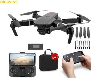 Swa Mi E88 Drone GPS Camera with Flash Lights One Touch Take Off Landing 2 Batteries1 Drone