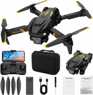 Super Toy S6 Pro HD Dual Camera Foldable Drone with Optical Flow & Rechargeable Battery Drone