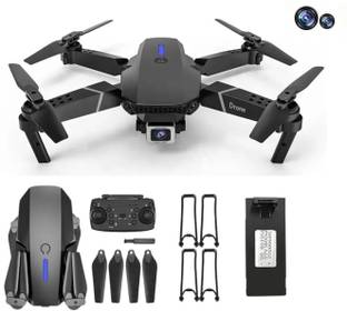 Latestflexi 4k dual camera mini drone E88 Foldable with Position Locking Drone