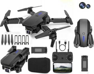 ANKIYAN 4k dual camera mini drone E88 Pro Foldable WiFi Quadcopter GPS Trajectory Drone