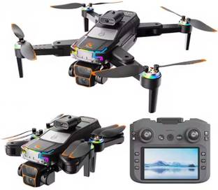 Playtastic JS39P HD Camera Drone With Digital Display, Brushless Motor Obstacle Avoidance Drone