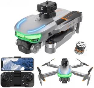 Playtastic A17 Aerial Drone Obstacle Avoidance, 1080P Triple Gimbal Camera, Brushless Motor Drone