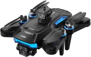 markif 4K Ultra HD Drone with Triple Camera | WiFi FPV | Brushless Motor | Led Remote Drone