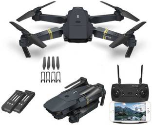 Toyrist Blue Quadcopter Drone 1+1 Battery Combo + 4 Extra Propellor Drone