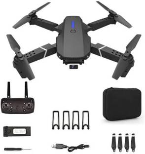 RECTITUDE E88 Foldable Quadcopter | WiFi 480P FPV Dual Camera | Position Locking Drone Drone