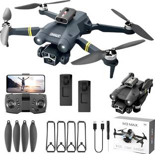 Ezerio M3 New 4K PRO Drone with Camera 3-Axis Gimbal Dual Camera 2.4G WIFI FPV VR 3D Drone