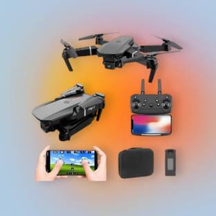 Swa Mi E88 Camera dronremot Control Quadcopter 360 Flip Stunt WiFi Wings 2 Batteries_14 Drone