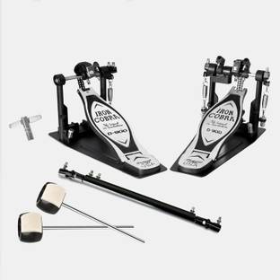 Softline Pro Bass Drum Pedal (SP44-Iron Cobra Double) Double Chain Driven Drum Pedal