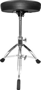 Softline Pro SP38-C Heavy Duty Drum Throne Worm Screw Adajustable Height Double-braced Round Top Drum Throne