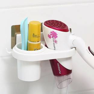 HOKiPO Magic Sticker Series Self-Adhesive Hair Dryer Holder Wall Mounted Dryer Holder