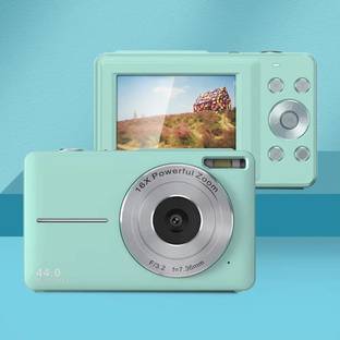 dkian kids Digital Camera 1080p 2 Batteries Lanyard 16X Zoom Anti Shake 44Mp Mirrorless Camera na