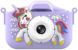 dkian Mini Digital Camera 20MP Unicorn Camera 1080P HD Kids Toy Gift Mirrorless Camera mini