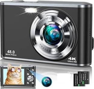 dkian Dc306 4k ultra hd 48MP digital camera with front and rear dual cameras autofocus 16x digital zoo...