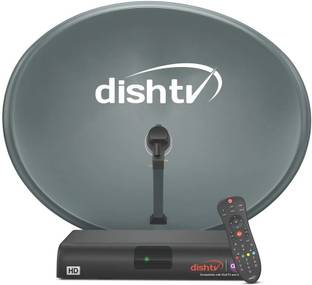 Dish TV SMART+ HD Set Top Box - DTH Connection with Tamil 1 Month Family Kids HD Pack & 6 OTT Apps at No Extra Cost
