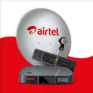 Airtel Digital TV HD Set Top Box | 1 Month Ultimate Odia HD Pack |Free Standard Installation |Recording Feature