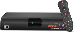 Dish TV Smart+ HD Only Set Top Box | DTH Connection | With Hindi 1 Month Royale Sports Kids HD Pack | 6 OTT Apps at No Extra Cost