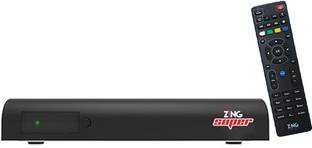 Dish TV Zing Super FTA HD Set Top Box with Remote And Power Adapter