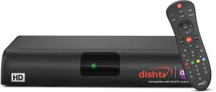 Dish TV SMART+ HD Only Set Top Box - DTH Connection with Gujarati 1 Month Royale Sports Kids SD Pack & 6 OTT Apps at No Extra Cost
