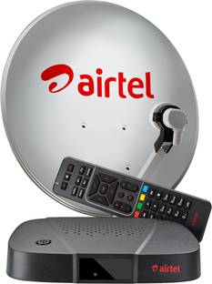 Airtel Digital TV HD Set Top Box|1M Hindi Entertainment Pack|Std. Installation 1 month Pack