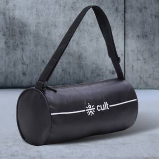 Cult Duffle Bag-Unisex-Adjustable Strap-Mesh pocket-Gym & Sport Bag-Black-12 L