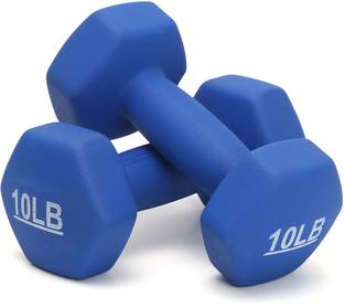 KAKSS Neoprene Workout (10-Pound, Set Of 2pc) Fixed Weight Dumbbell