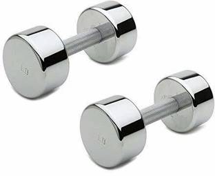 DAYAL ENTERPRISES STEEL DUMBBELL set 5KGX 2 ( TOTAL WEIGHT 10KG ) Fixed Weight Dumbbell