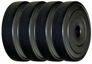 Laddi Sports 12 kg Best Quality Pvc Plates 3*kg Each (Pack Of 3x4=12* Plates) Unbreakable Home Gym Combo