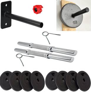 YMD Home Gym Set Dumbbell Plates 2.5KGX4Pc 28mm, 1Pc Holding Pin Adjustable Dumbbell