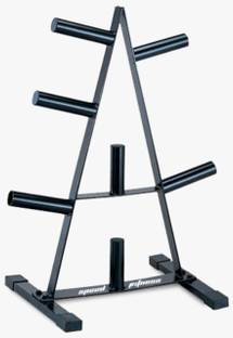 speedfitness Heavy Duty Metal Barbell Weight Plate Rack for 1-Inch Weight Plates Fixed Weight Dumbbell