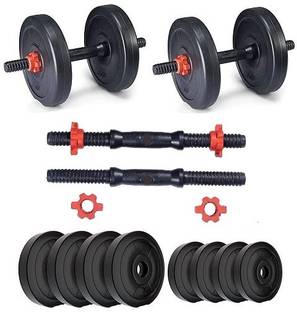 BodyFit 20KG (2KG X 4+3KG X 4) Dumbbell SetCombo Adjustable Gym Set Dumbbell Adjustable Dumbbell
