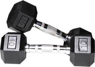 vnh Pair Of 10Kg (10Kg X 2) Fixed Weight Dumbbell